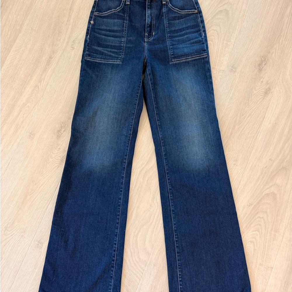 Veronica Beard Crosbie Wide Leg Jeans